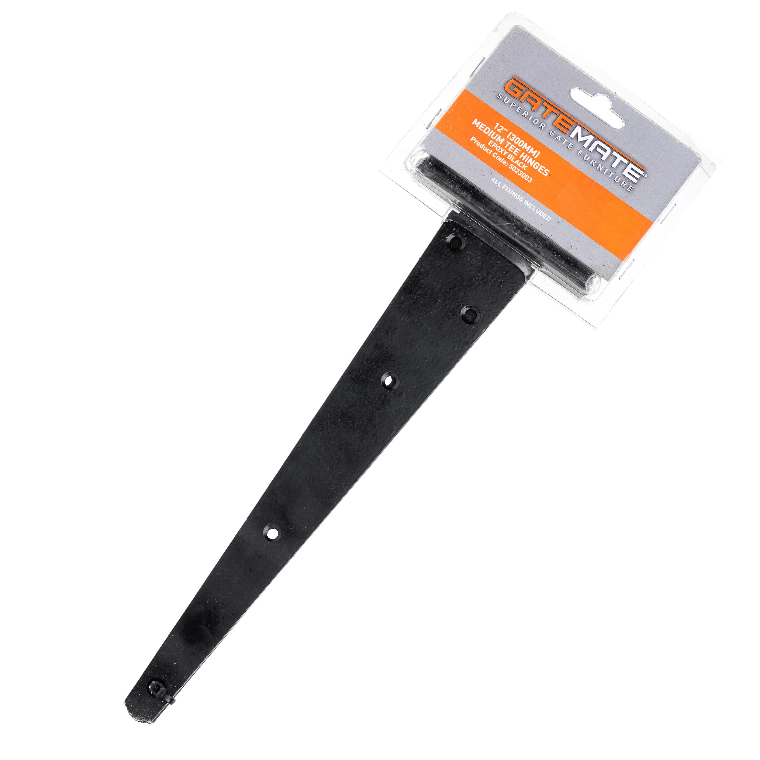 Gatemate Black T Hinges Pair