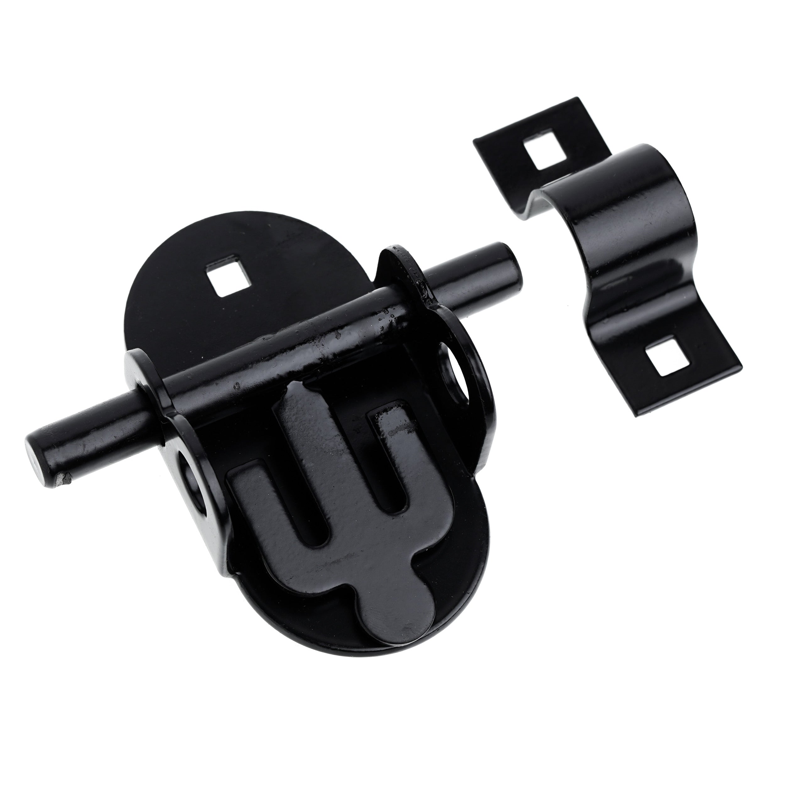 Full image of Oval Padbolt 4″ Black