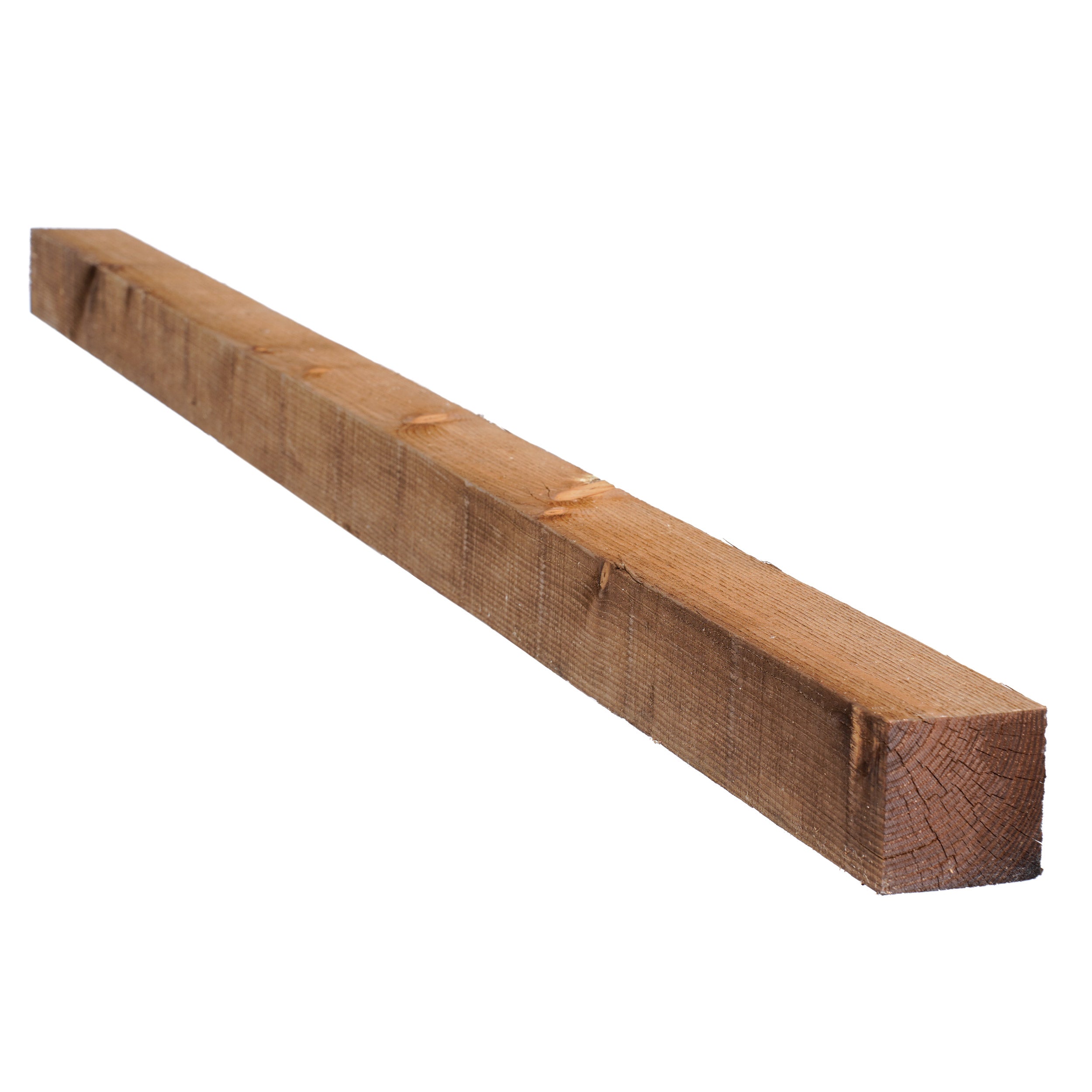 4x4 Timber Fence Post - Pressure Treated Brown
