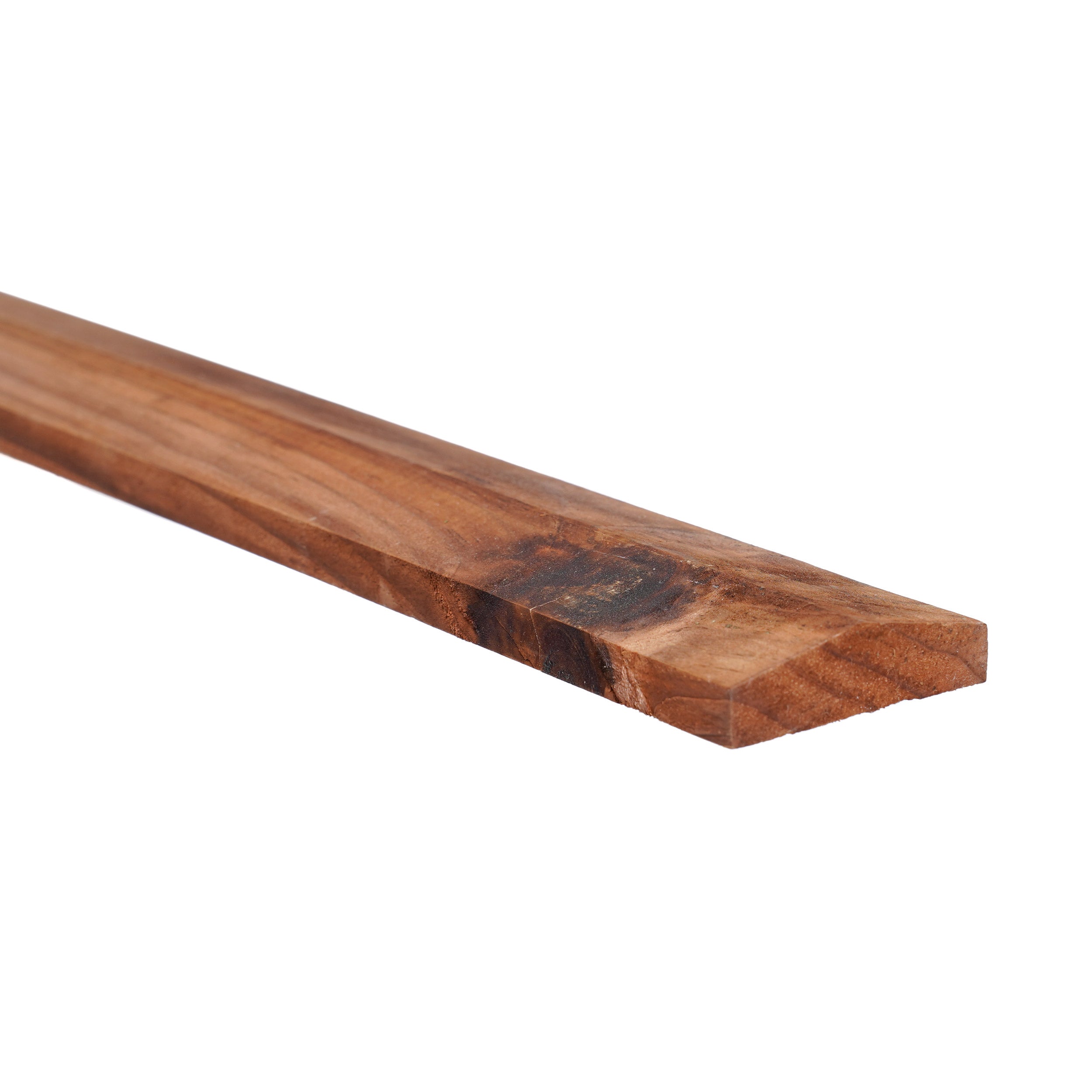 Zoomed in Fence Panel Cap - Pressure Treated Brown