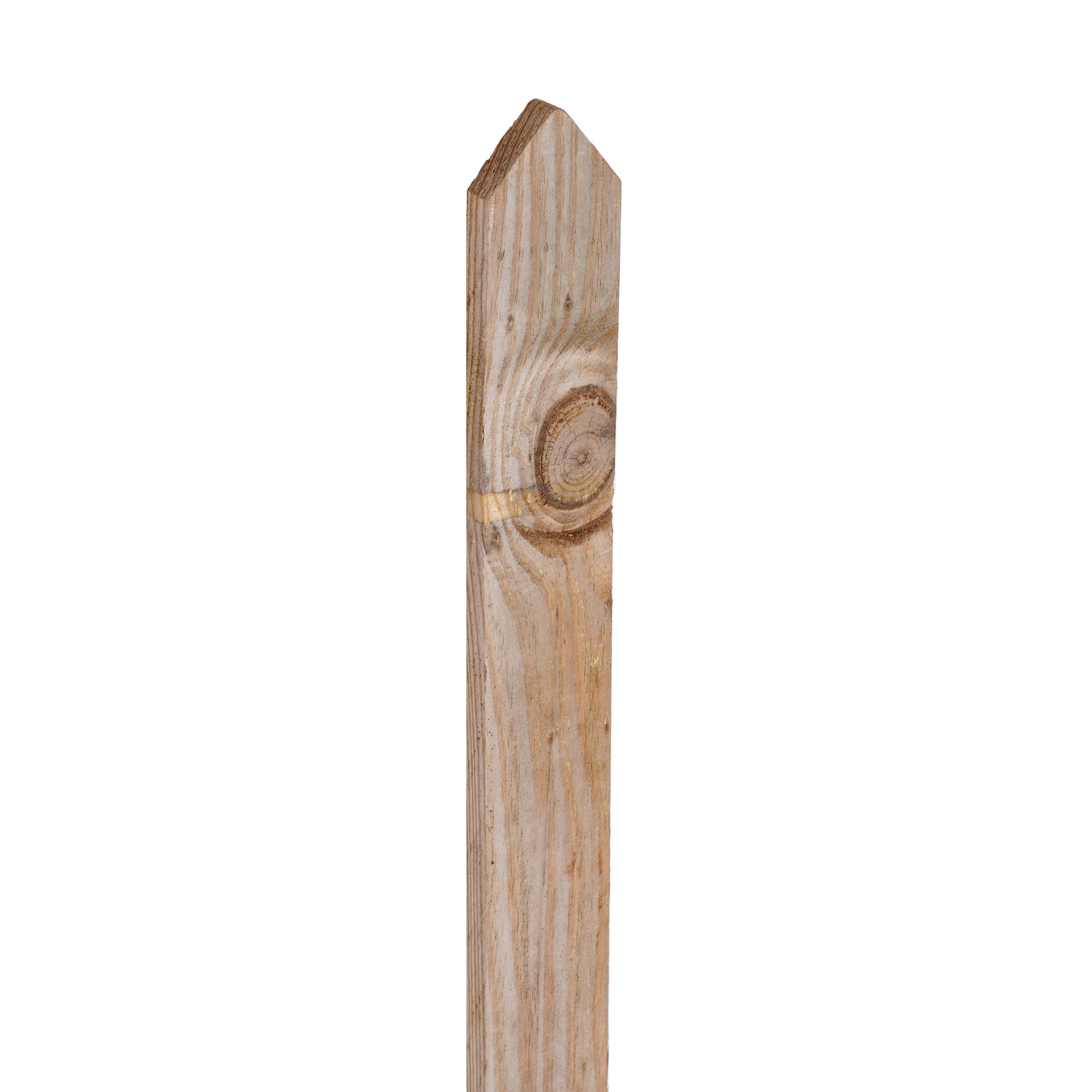 Zoomed in single Picket Slat - Pressure Treated Brown